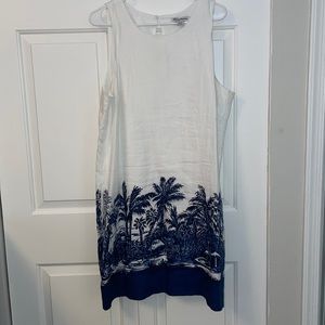 EUC Tommy Bahama XL linen tank dress